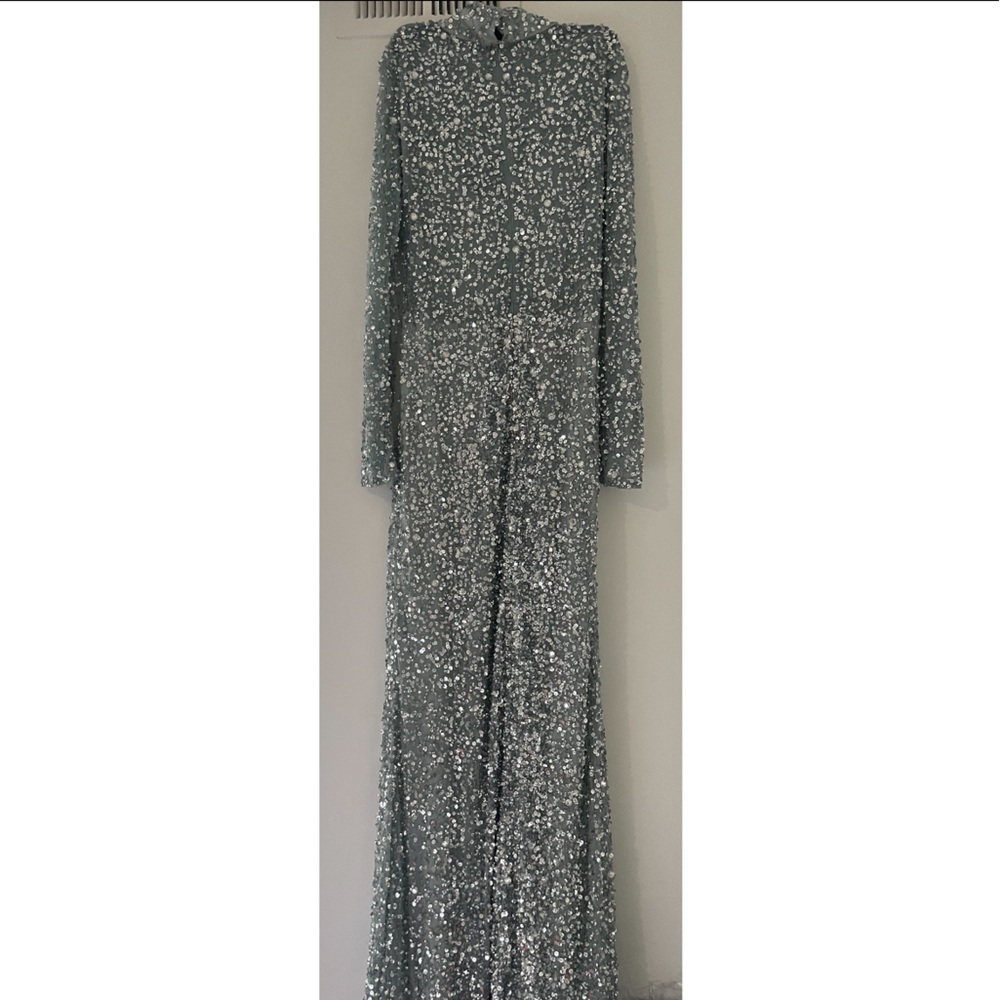Parker Blue sequin gown